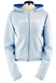 ADIDAS 3-stripe knit hooded sweat jacket