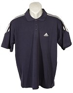 Adidas 3-stripe Polo Blue Size Medium (38/40 inch chest)