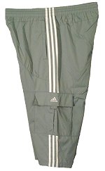 Adidas 3S 3/4 Cargo Pant Silver Size 30 inch waist