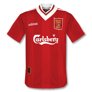 Adidas 95-96 Liverpool Home Shirt - Grade 8