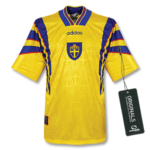 Adidas 96-98 Sweden Home shirt