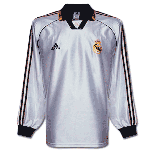 99-00 Real Madrid Home L/S - Players (no Sponsor)