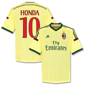 Adidas AC Milan 3rd Honda Shirt 2014 2015 (Fan Style