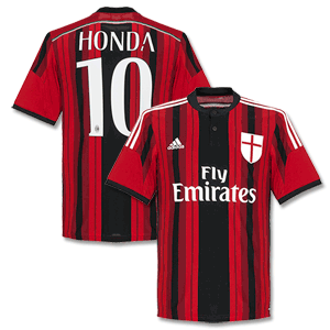 Adidas AC Milan Home Honda Shirt 2014 2015