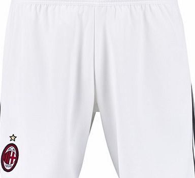 Adidas AC Milan Home Shorts 2015/16 White S11851
