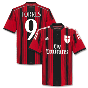 AC Milan Home Torres 9 Boys Shirt 2014 2015 (Fan