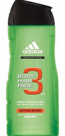 adidas  Active Start Hair and Body Shampoo - 100 ml
