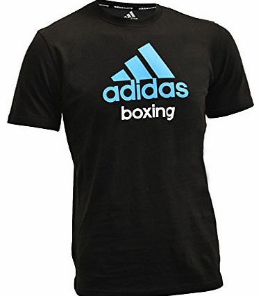 adidas  Martial arts Cotton Slimfit Training T Shirt Black Boxing Size Medium
