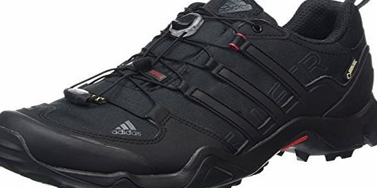 adidas  Men Terrex Swift R Gtx Low Rise Hiking Shoes, Black (Core Black/Dark Grey/Power Red), 8 UK 42 EU