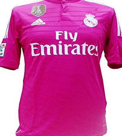 adidas  Mens Football T-Shirt - Pink, Large