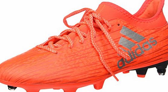 adidas  X 16.3 Sg, Men Football Training Shoes, Orange (Solar Red/Silver Metallic/Hi-Res Red), 9 UK (43 1/3 EU)