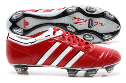 Adidas adiPURE II TRX SG Football Boots Uni Red/White