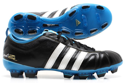 adiPure IV TRX FG Football Boots Black/Blue