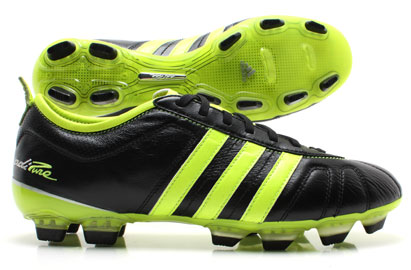 adiPure IV TRX FG Football Boots Black/Electricity