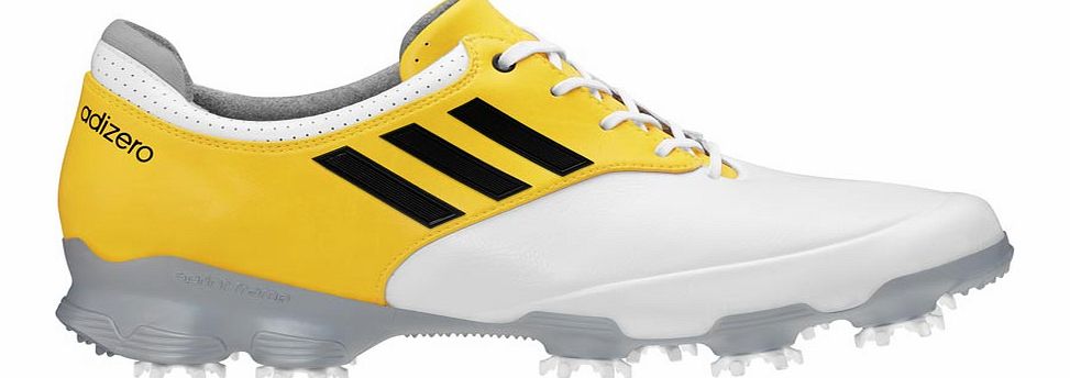 adidas adiZERO Tour Golf Shoes White/Silver/Yellow