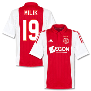 Adidas Ajax Home Milik Shirt 2014 2015 (Fan Style