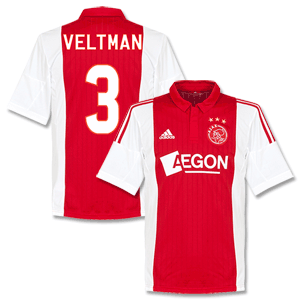 Ajax Home Veltman Shirt 2014 2015 (Fan Style