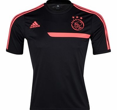 Adidas Ajax Training Jersey - Black/Red Zest F42588