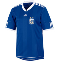 Adidas Argentina Away Shirt 2010/11.