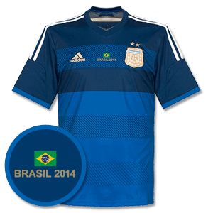Adidas Argentina Away Shirt 2014 2015 Inc Free Brazil