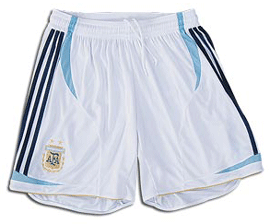 Argentina away shorts 06/07