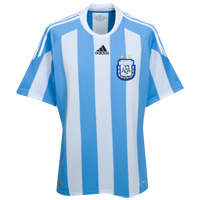 Argentina Home Shirt 2009/10 - Columbia
