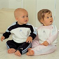 Adidas Babies Three Stripe Jogsuit
