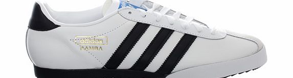 Adidas Bamba White/Black Leather Trainers