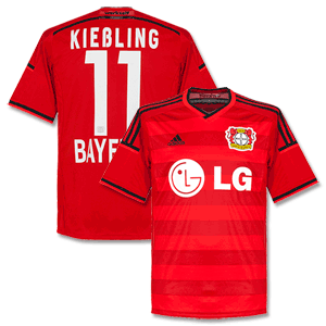Adidas Bayer Leverkusen Home Kiessling 11 Shirt 2014 2015