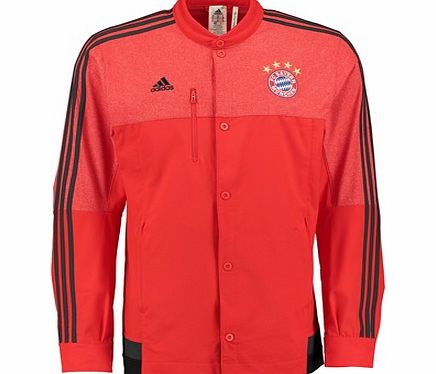 Adidas Bayern Munich Anthem Jacket Red M36356