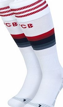 Adidas Bayern Munich Away Socks 2015/16 White AH4799