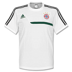 Adidas Bayern Munich White T-Shirt 2013 2014