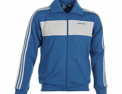 Adidas Beckenbauer Blue/White Full Zip Track Top