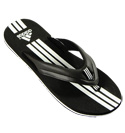 Black and White Flip Flops