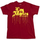Bleeding Los Angeles T-Shirt, Red, M