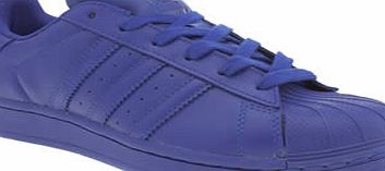 Adidas Blue Superstar Supercolor Trainers