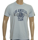 Adidas Blue T-Shirt with Large Logo