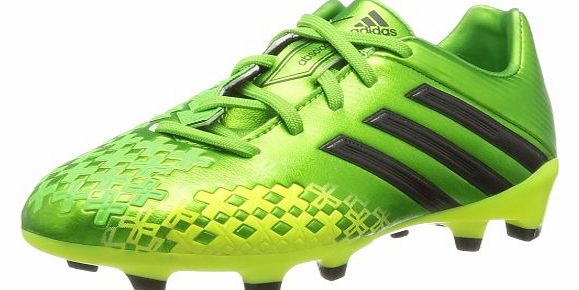 Boys Predator Absolado LZ Traxion FG Football Shoes Green Green (Ray Green f13 / Black 1 / Electricity) Size: 37 1/3