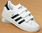Adidas Campus Comfort White/Navy Leather Trainers