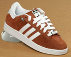 Campus Evolution Brown/White Suede Trainers