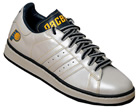 Campus NBA Silver Grey Leather Trainers