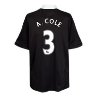 Adidas Chelsea Away Shirt 2008/09 with A.Cole 3 printing.