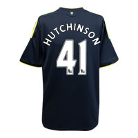 Adidas Chelsea Away Shirt 2009/10 with Hutchinson 41