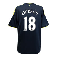 Chelsea Away Shirt 2009/10 with Zhirkov 18