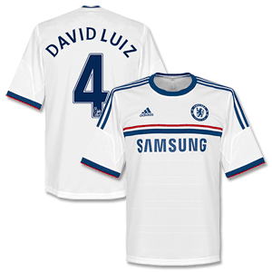 Adidas Chelsea Away Shirt 2013 2014   David Luiz 4