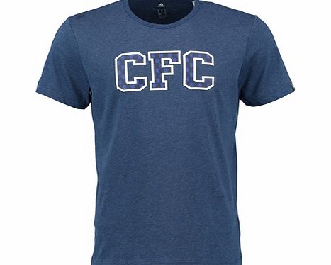 Adidas Chelsea CFC Graphic T-Shirt Navy S15846