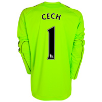 Adidas Chelsea Home Goalkeeper Shirt 2010/11 with Cech