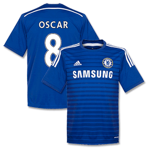 Adidas Chelsea Home Oscar No.8 Shirt 2014 2015