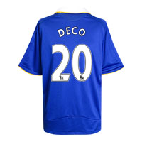 Adidas Chelsea Home Shirt 2008/09 with Deco 20 printing.