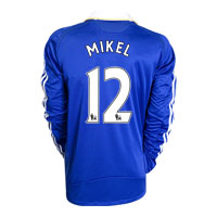 Adidas Chelsea Home Shirt 2008/09 with Mikel 12